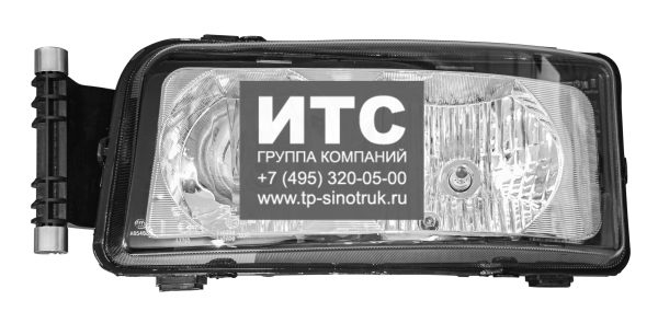 Фара левая для грузовиков SITRAK C7H с металлическим бампером 811W25101-6001